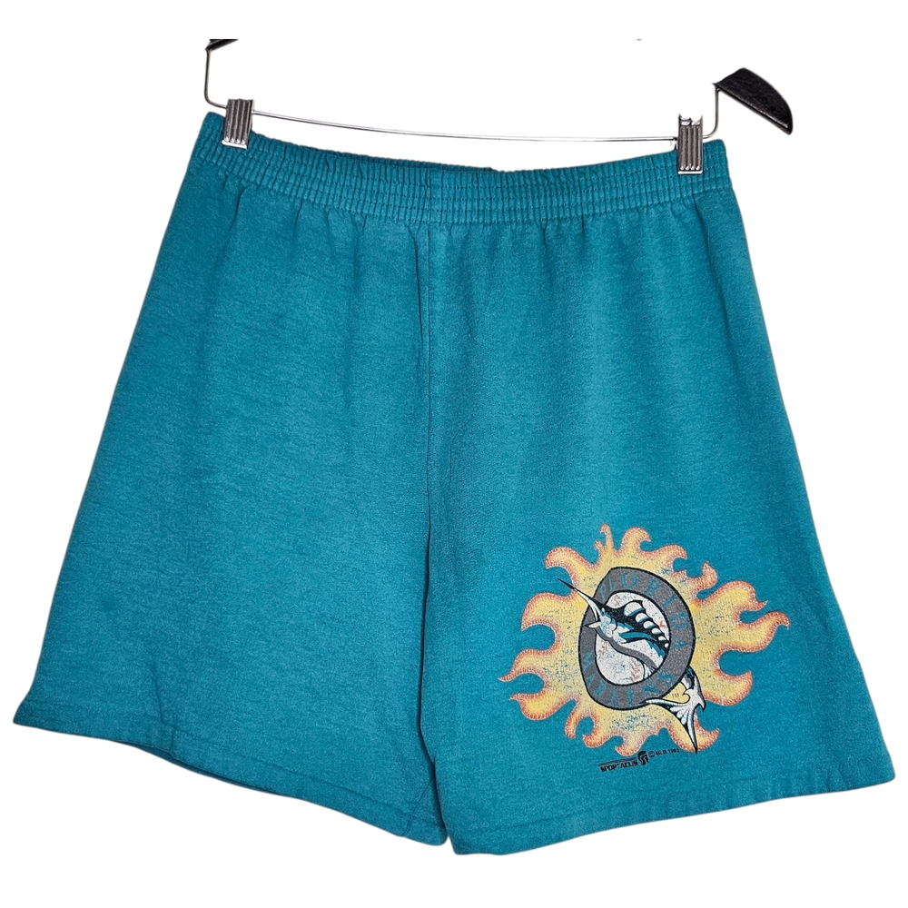 Vintage Sport-Alus Florida Marlins MLB Shorts Size M - Picture 1 of 10